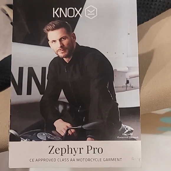 Knox Zephyr Pro Motorcycle Armored Protective Lightweight Jacket XXL - Picture 13 of 16